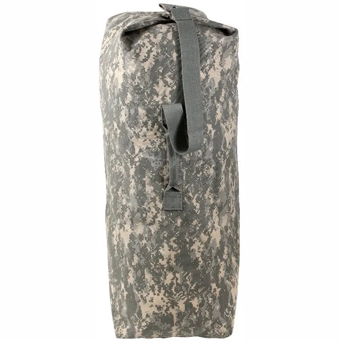 ACU Digital Camouflage - Military Top Load Cotton Canvas Duffle Bag with Shoulder Strap 25" x 42"