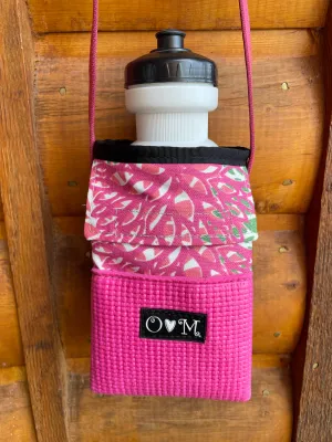 Ajax Pink Water Bottle Holder/Purse-Bloom