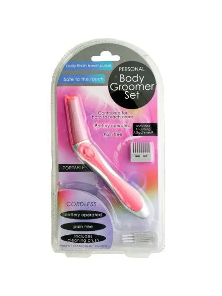 Battery-Operated Personal Body Groomer Set (Available in a pack of 4)