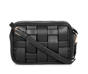 Bennet Black Leather Handcrafted Cross Body Sling Bags