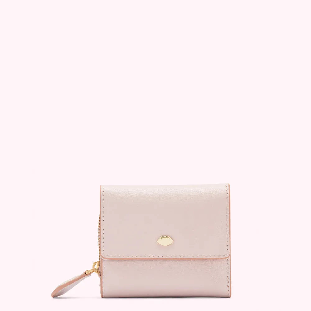 BLUSH LEATHER JODIE WALLET