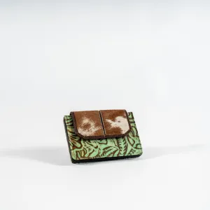 Cowhide Flap Credit Card Holder