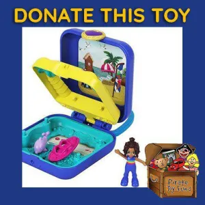 DONATE THIS TOY - Pirate Toy Fund -  Polly Pocket Shani Tropical Beach Compact