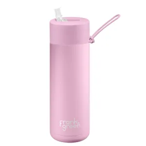 Frank Green Ceramic Reusable Bottle with Straw Lid 20oz / 595ml - Lilac Haze