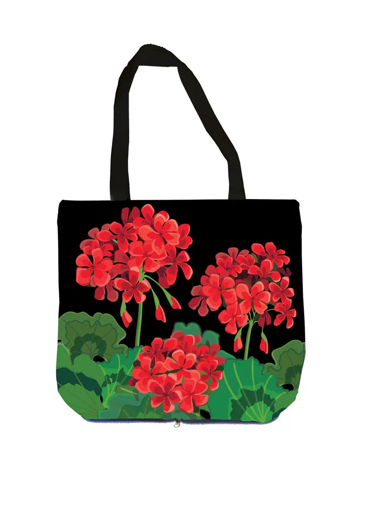 Geranium Compact Tote by Evergreen