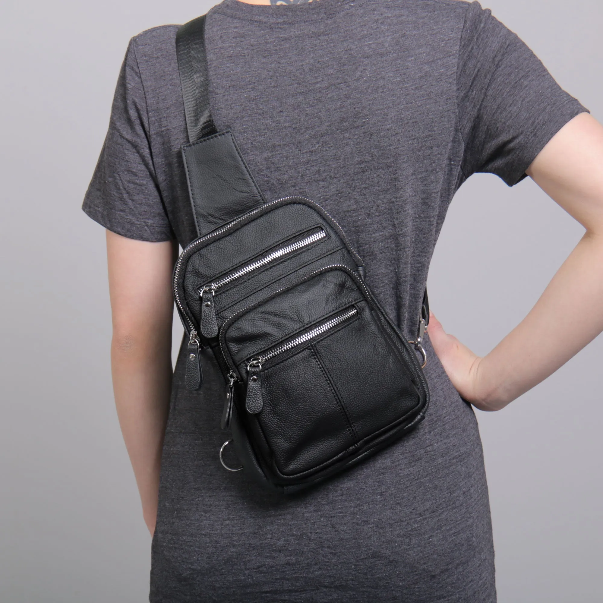 Hot Leathers Compact Zipper Backpack