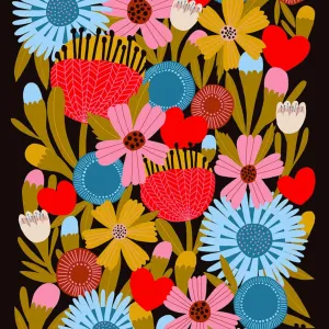 Jolies Fleurs- Lisa Congdon Art Print