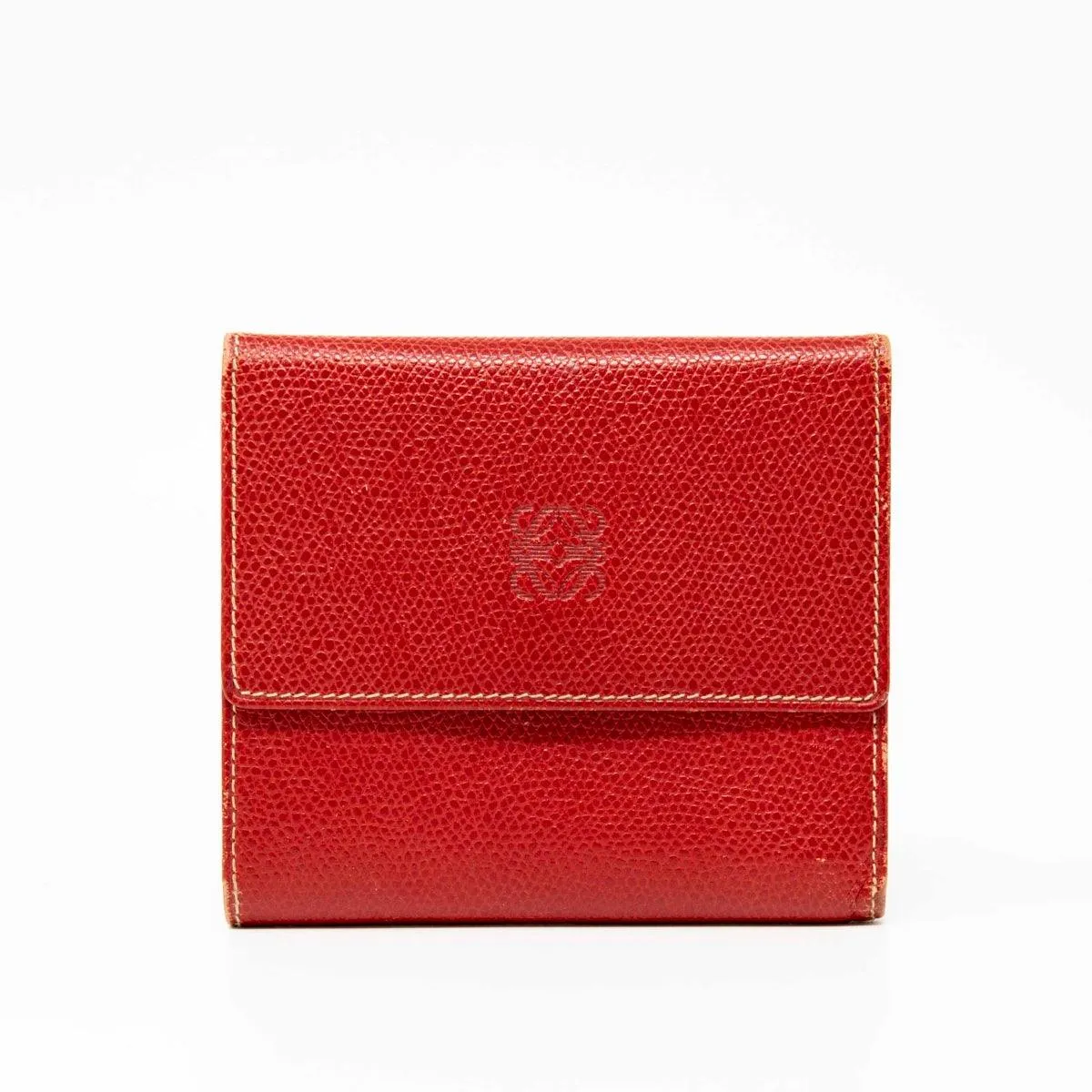 Loewe Red Compact Wallet