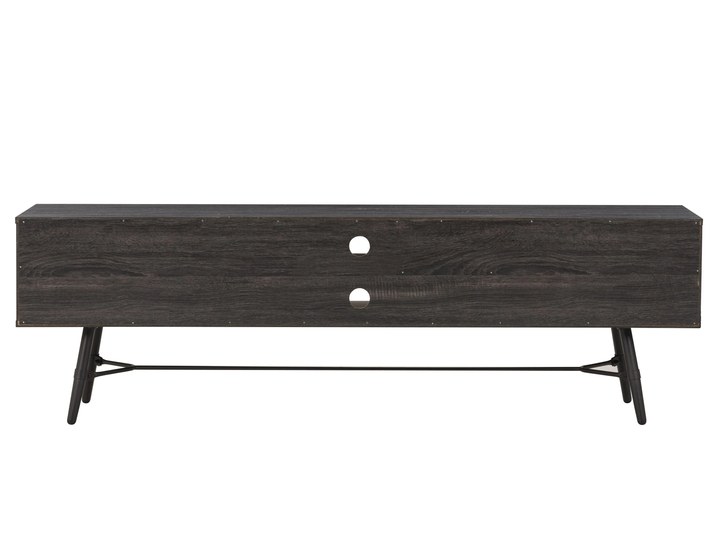 Mid Century Modern TV Stand, TVs up to 85" - Dark Grey