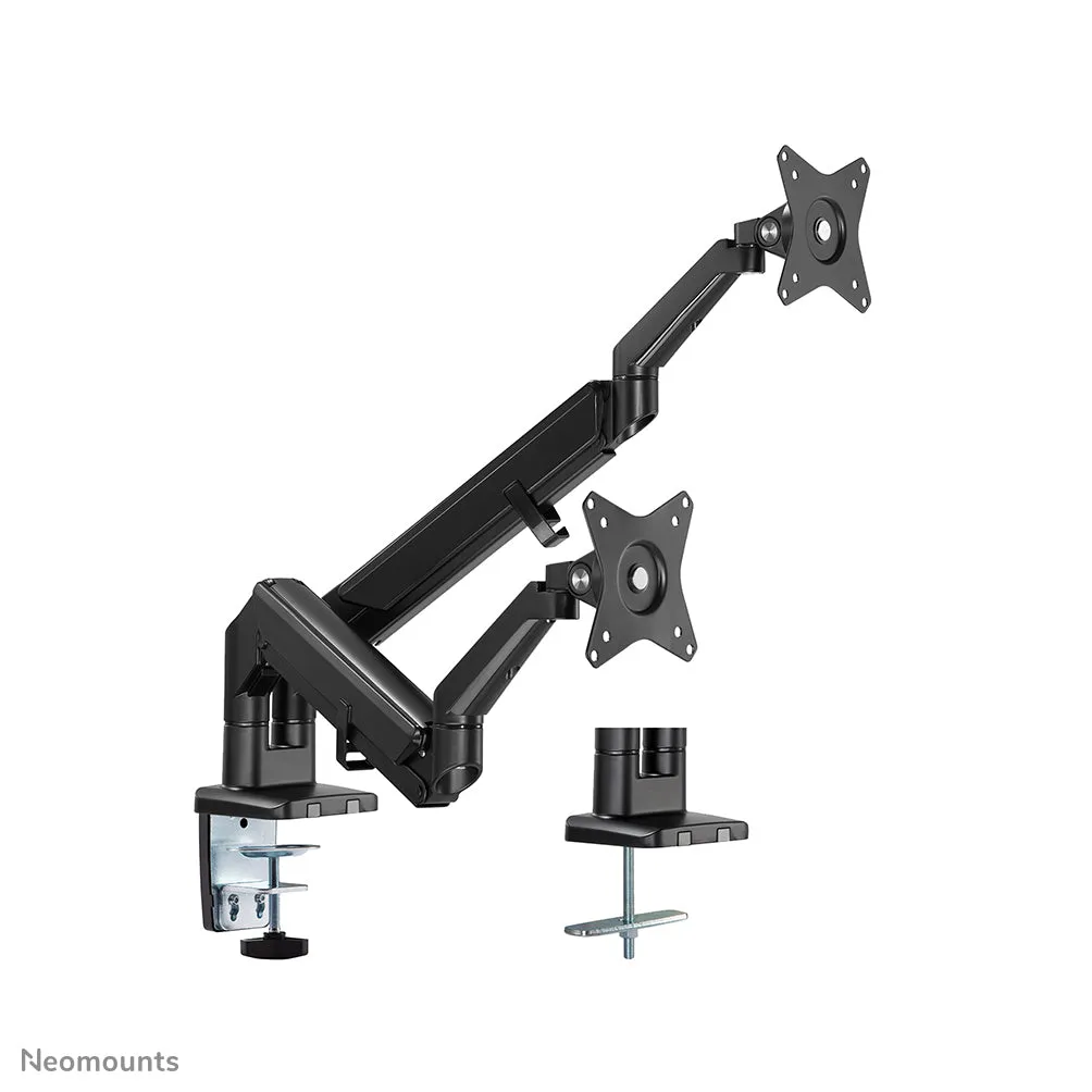 Neomounts Ds70-810Bl2 - Mounting Kit (Desk Mount) - Full-Motion Adjustable Dual Arm - For 2 Lcd Displays - Black - Scree