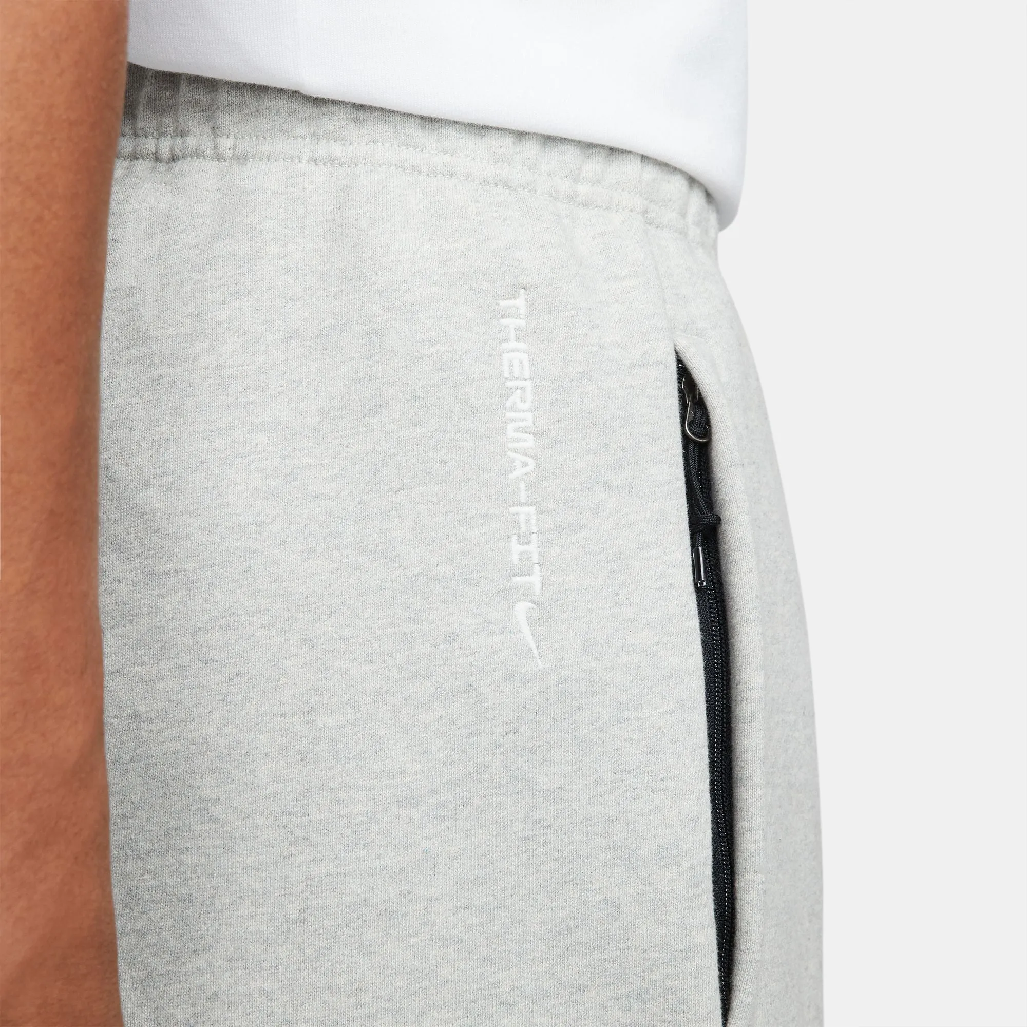 Nike ACG Therma-FIT Airora Fleece Pants (Grey Heather/Black/Lt Smoke Grey)