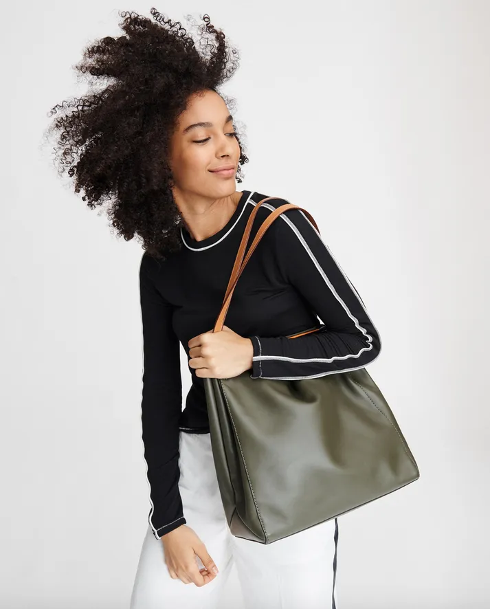 Rag & Bone - Passenger Tote in Olive Night/Black