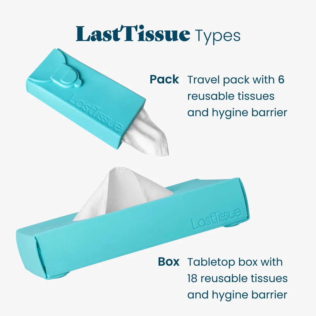 Reusable Organic Cotton Tissues - LastTissue Box | By LastObject