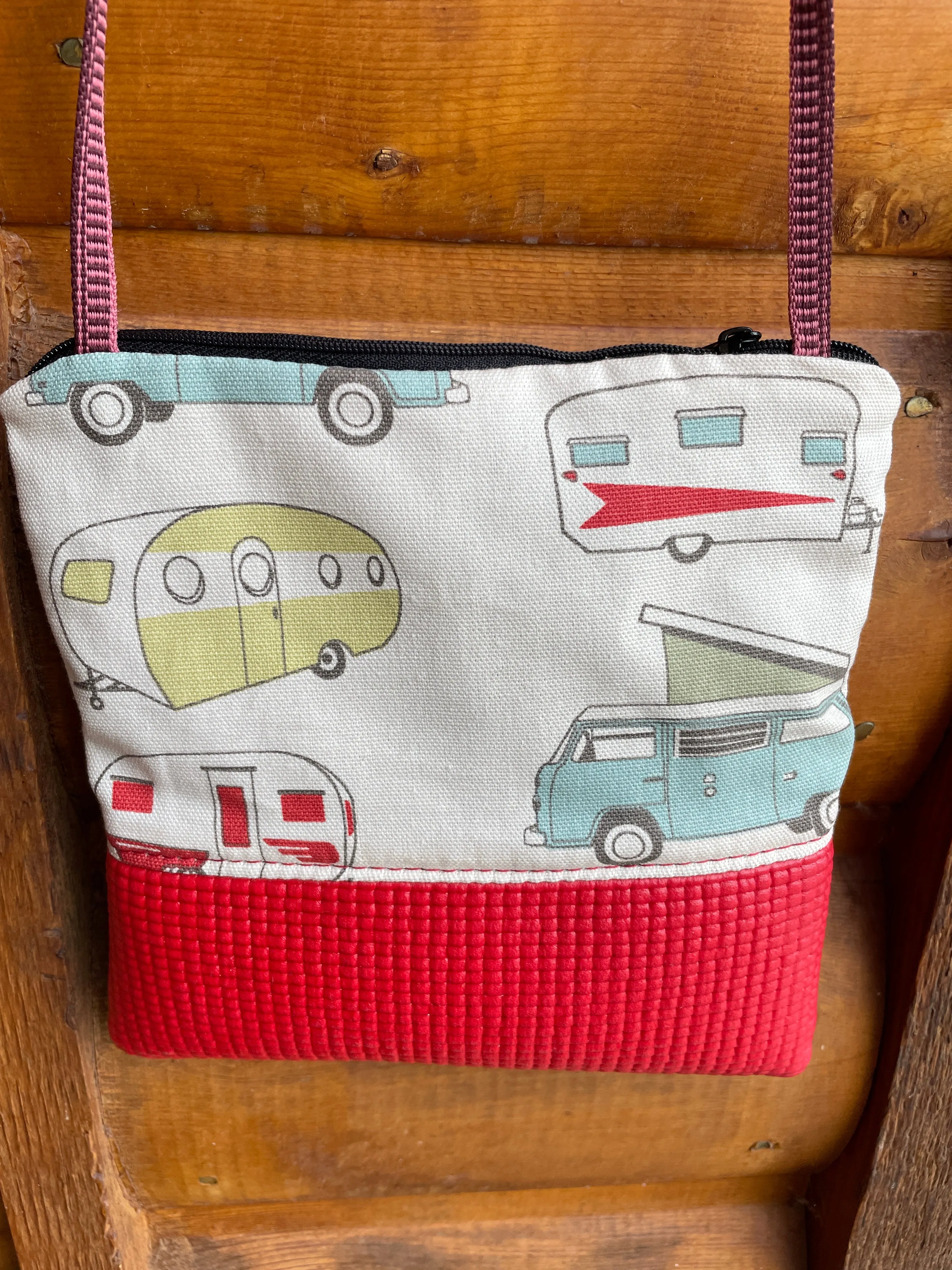 Stella Red Cross Body Purse-Camper