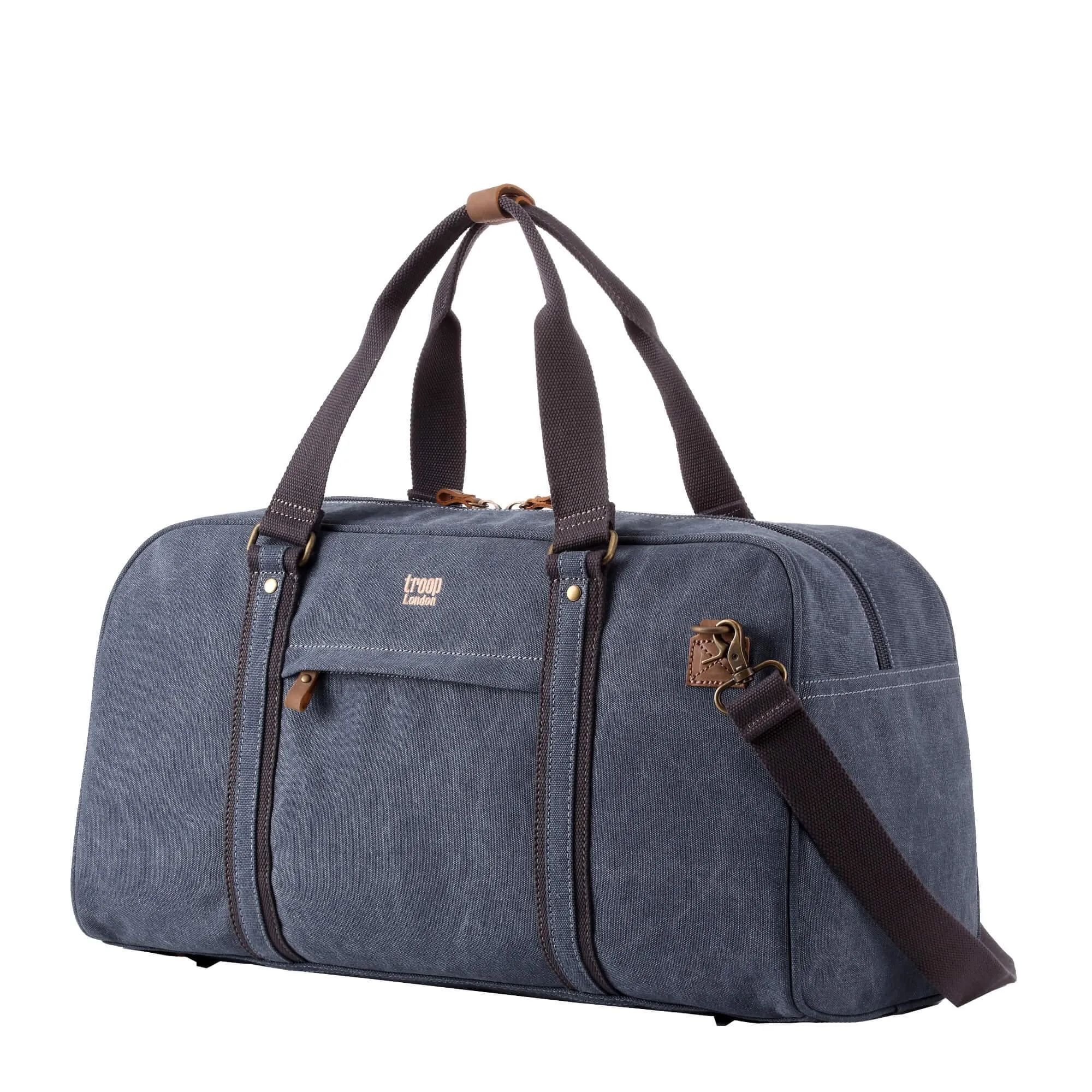 TRP0389 Troop London Classic Canvas Travel Duffel Bag, Large Holdall