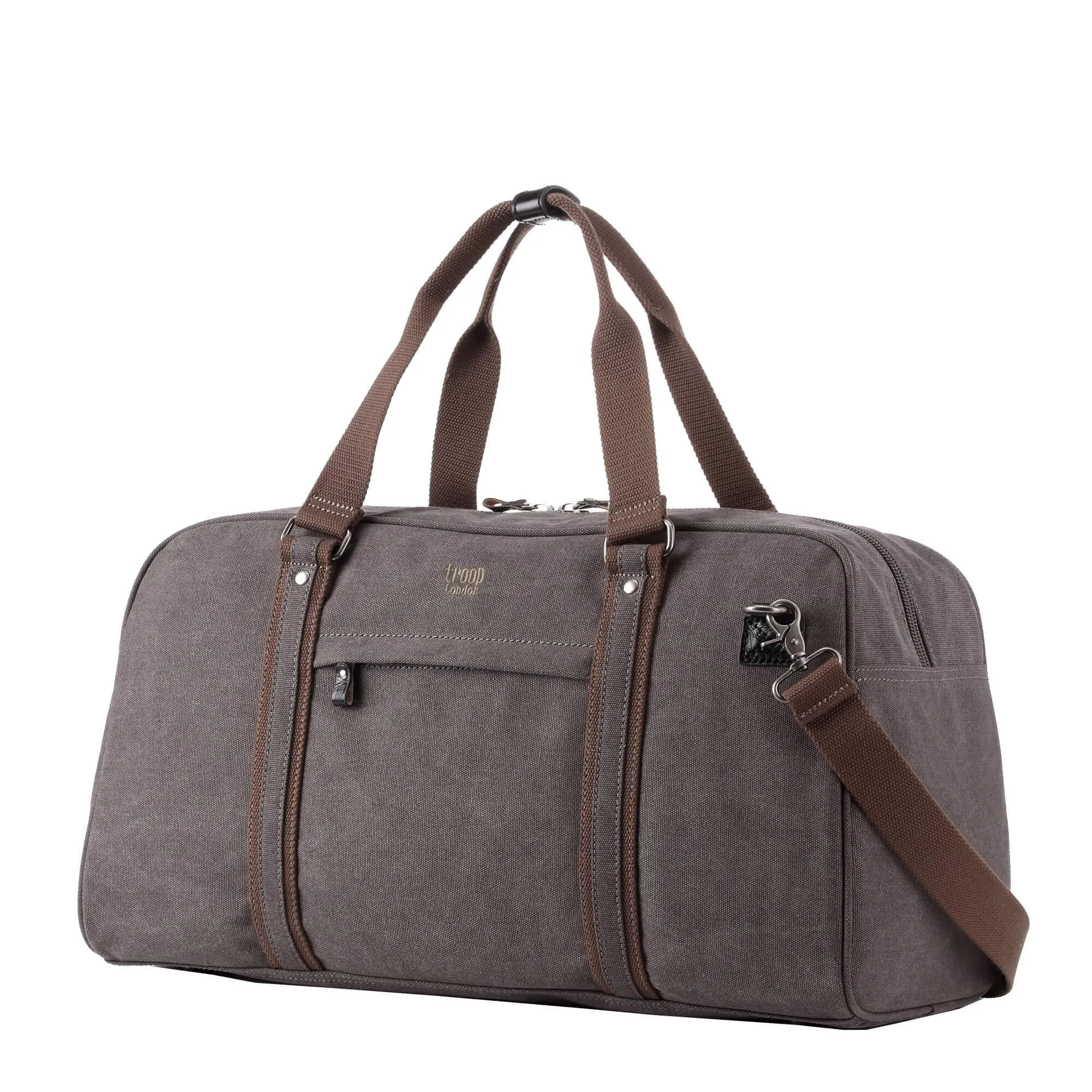 TRP0389 Troop London Classic Canvas Travel Duffel Bag, Large Holdall