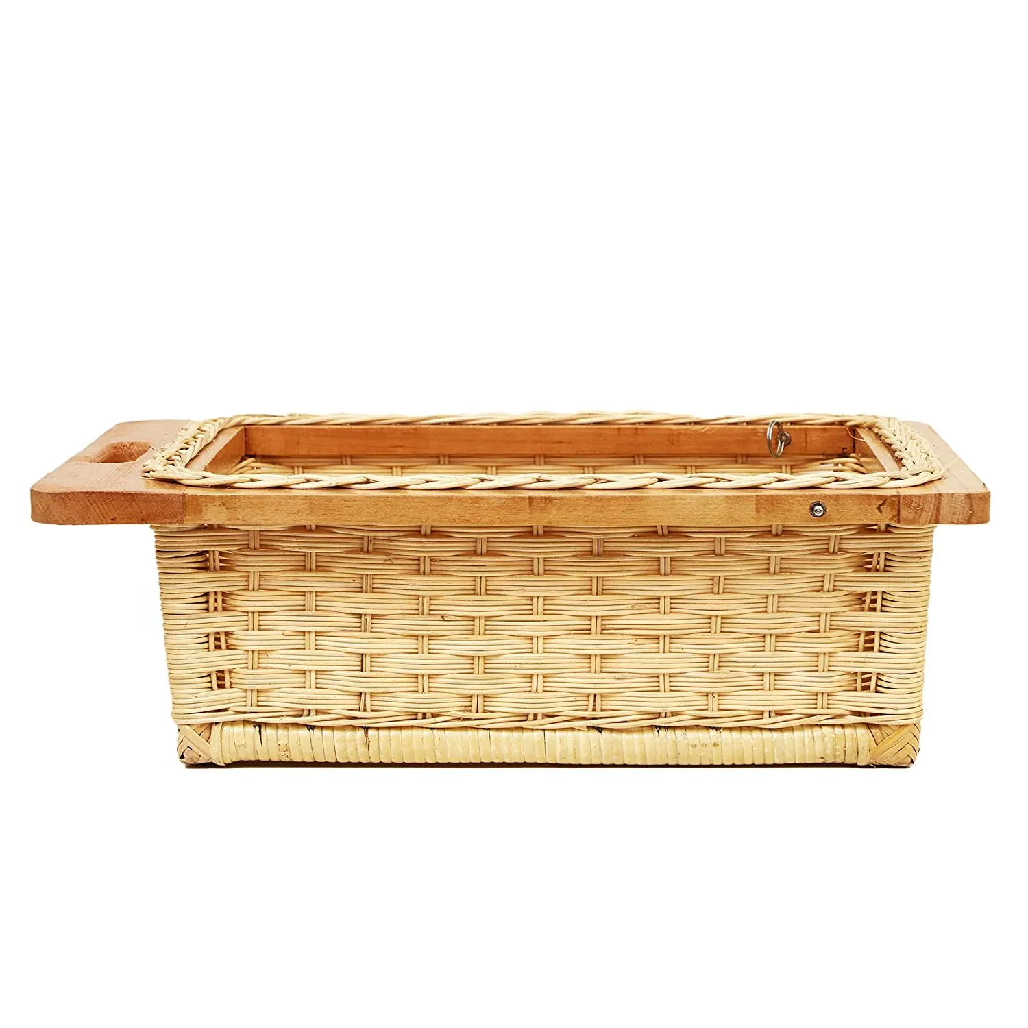 Wicker Basket for Modular Kitchen | Pull Out Wicker Basket 20 x 20 x 8 - Siya