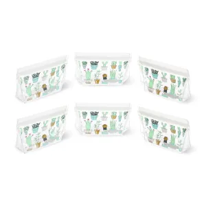 ZIPTUCK SNACK BAGS SET OF 6